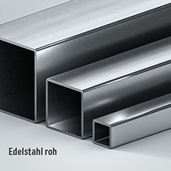 verzinkt Stahl Metall Profil Zaun Rechteckrohr Vierkantrohr rechteckig roh 