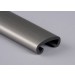 PVC Handlauf graualuminium 019 für Flachstahl 40 x 8 mm