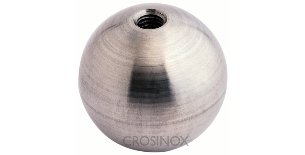 Crosinox Vollkugel 30 mm mit Sackgewinde V2A