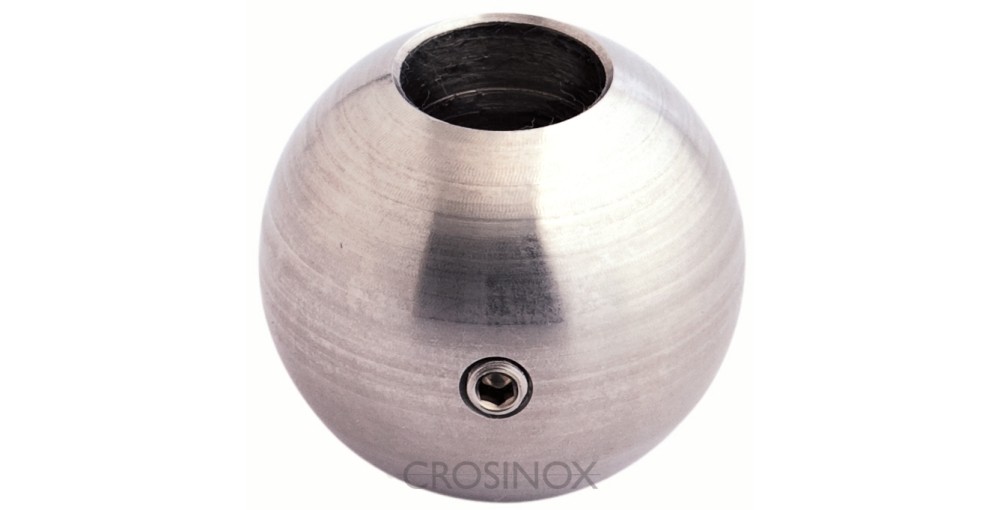 Crosinox Vollkugel 30 mm mit Bohrung 12,2 mm V2A
