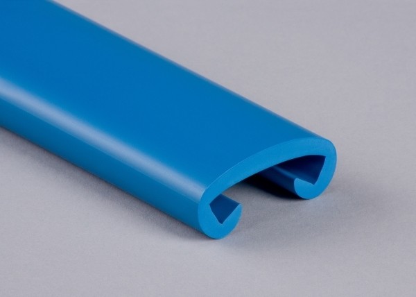 PVC Handlauf lichtblau 013 für Flachstahl 40 x 8 mm