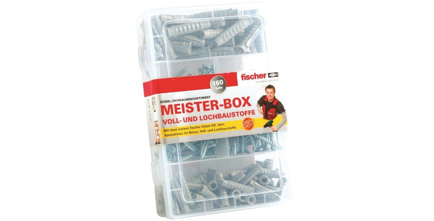 FISCHER Meisterbox SX Dübel + Schrauben