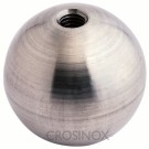 Crosinox Vollkugel 15 mm mit Sackgewinde V2A