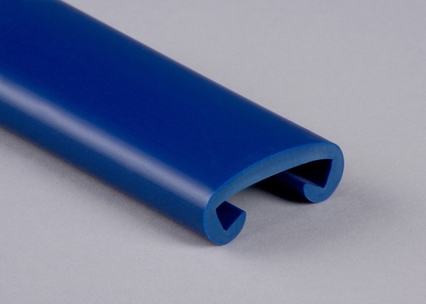 PVC Handlauf ultramarinblau 024 für Flachstahl 40 x 8 mm
